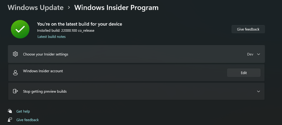 Windows11預(yù)覽體驗(yàn)計(jì)劃無法選擇渠道怎么辦？
