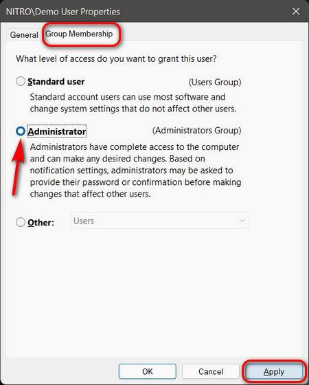 如何在Windows11專業版中更改管理員？