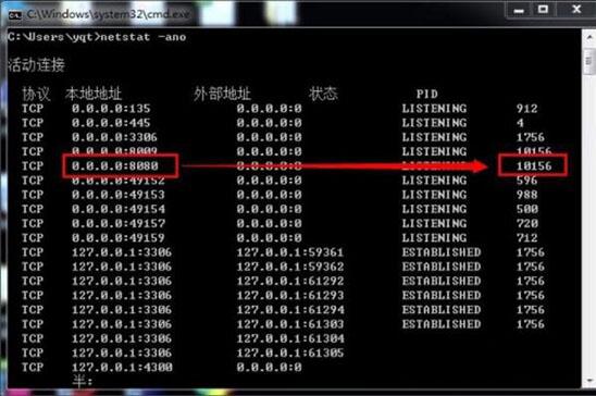 Win7旗艦版提示8080端口被占用怎么辦？