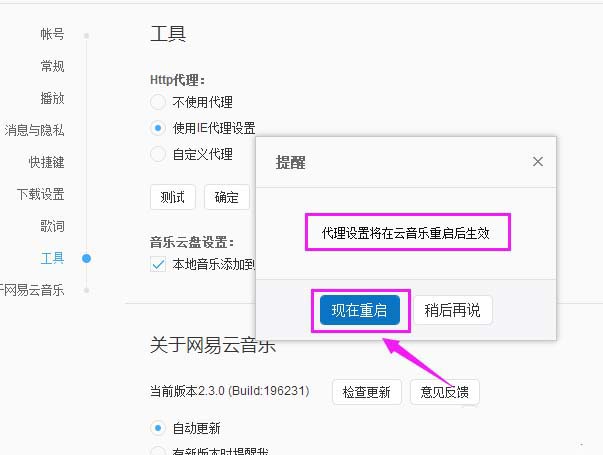 網易云音樂http代理怎么替換為IE代理？替換為IE代詳細步驟解析