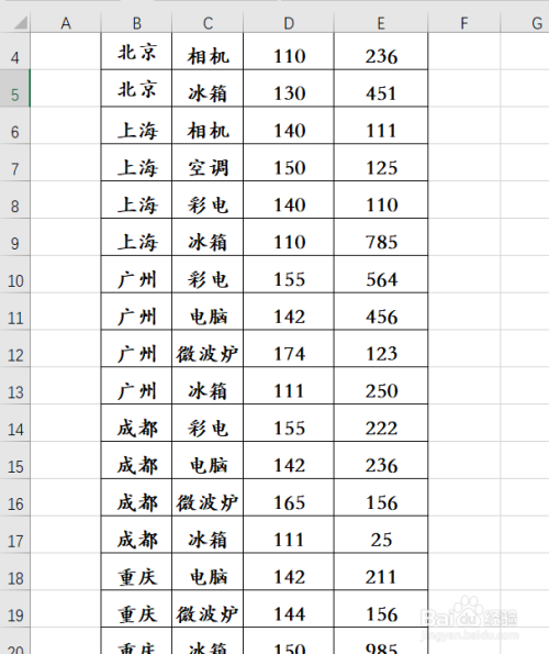 Excel表格怎么同時凍結多行多列