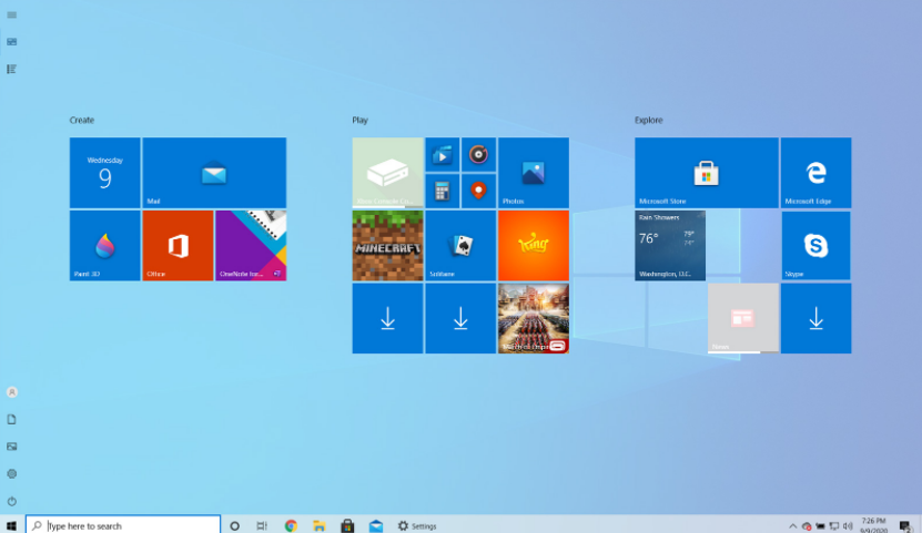 Win10開始菜單怎么設置全屏顯示？