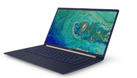 宏碁發布新款Swift5 Win10超極本 重量不足1Kg！