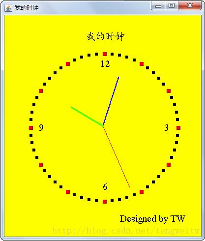 Matlab及Java實(shí)現(xiàn)小時(shí)鐘效果