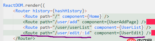 javascript - [多圖預警]reactjs點擊某表格編輯內(nèi)容，跳轉(zhuǎn)傳值this.context.router.params.id時id報錯未定義