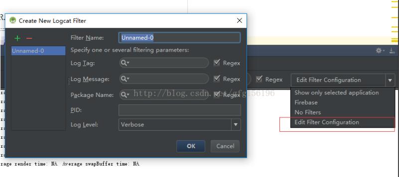 android studio logcat 無篩選 顯示全部日志 無應(yīng)用包名區(qū)分方式