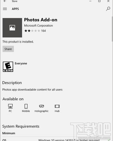 win10中的Photos Add-on怎么卸載？