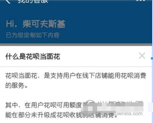 花唄當面花怎么用不了？ 花唄當面花無法使用如何解決？