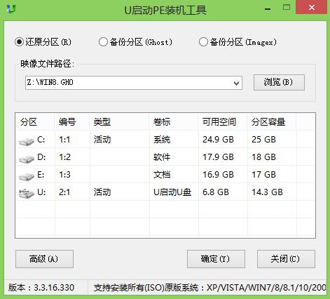 u啟動(dòng)怎么裝win8系統(tǒng)
