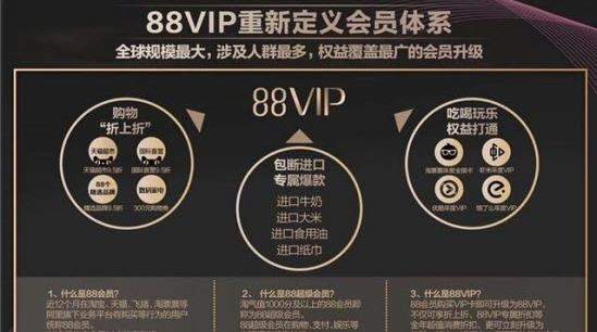 淘寶88vip會(huì)員88元怎么辦理【淘寶88vip會(huì)員權(quán)限介紹】