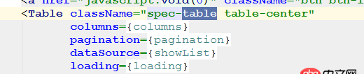 javascript - react我用了antdesign的table控件，我怎么強制用自己的style覆蓋掉調用的class的某個屬性