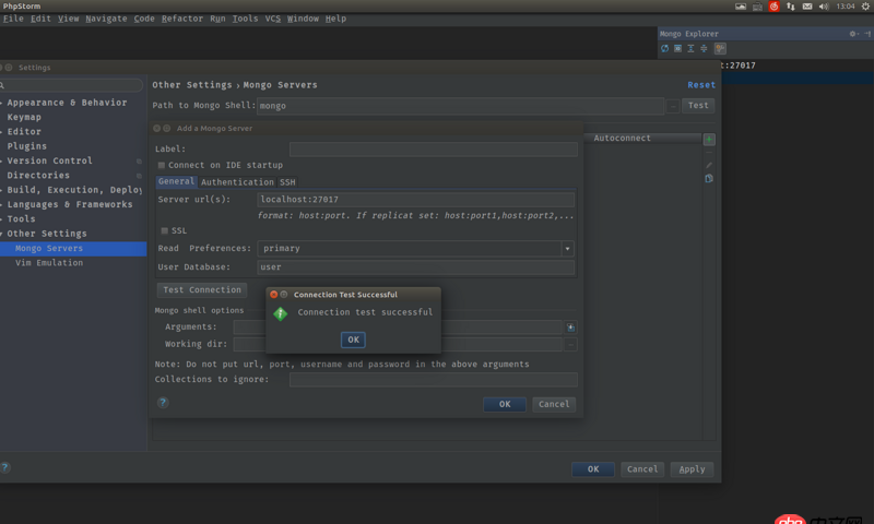 node.js - 如何在webstorm中啟動(dòng)并連接mongodb數(shù)據(jù)庫(kù)呢？