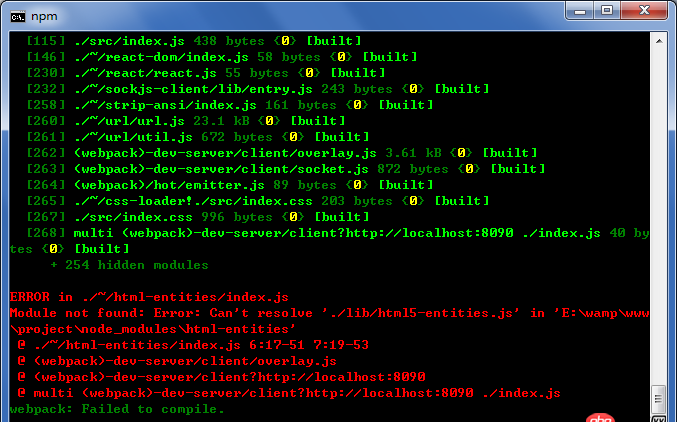 javascript - npm下載的模塊不完整是什么問(wèn)題？