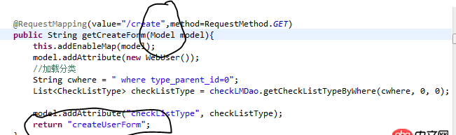 java - 這個model是哪里來的？這個return返回的是請求轉發(fā)嗎？