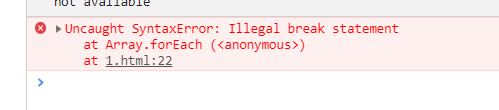 JavaScript中break、continue和return的用法區別實例分析
