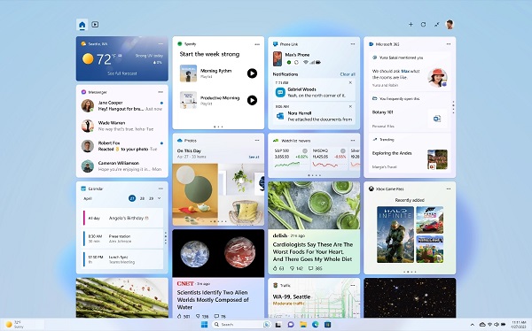 Win11推送2月重磅更新 任務(wù)欄增加ai聊天功能