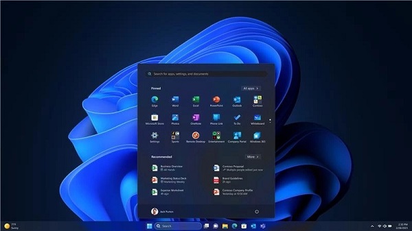 Win11推送2月重磅更新 任務(wù)欄增加ai聊天功能