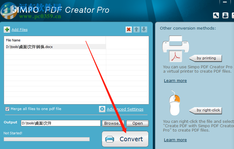 Simpo PDF Creator Pro將Word轉(zhuǎn)換成PDF的方法