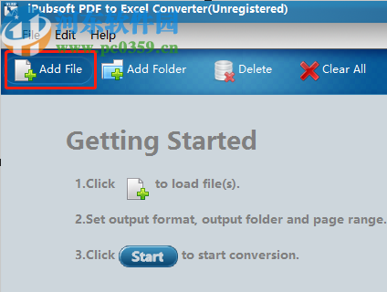 iPubsoft PDF to Excel Converter將PDF轉(zhuǎn)換成Excel文件的方法
