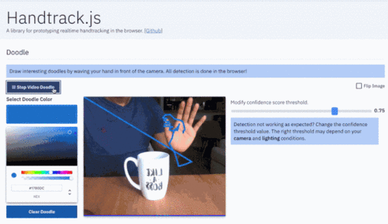 Handtrack.js庫實現實時監測手部運動(推薦)