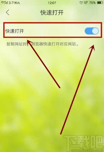 QQ瀏覽器APP設(shè)置快速打開的操作方法