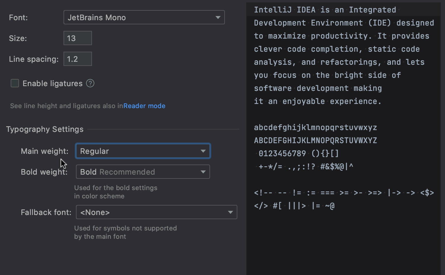 IntelliJ IDEA 2021.1 EAP 4 發(fā)布:字體粗細可調整Git commit template 支持