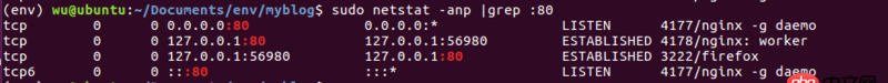 ubuntu16.04 - nginx+uwsgi部署django，8000端口正常，80端口404