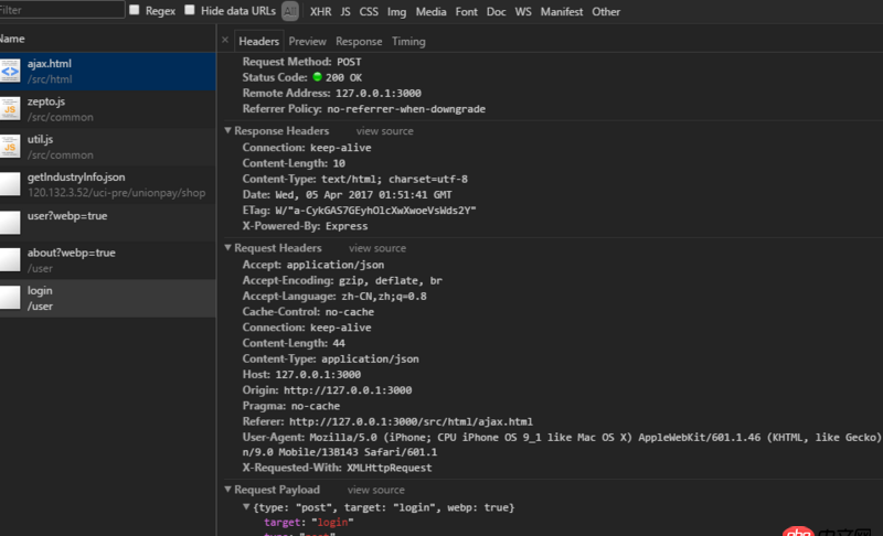 node.js - node express 中ajax post請求參數接收不到？
