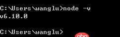 node.js - nodejs提示"$ 不是內(nèi)部或外部命令"