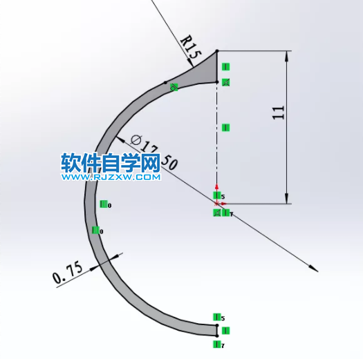 SolidWorks怎么畫個(gè)鐵指環(huán)