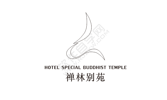 CDR設(shè)計禪林別苑圖標(biāo)的方法