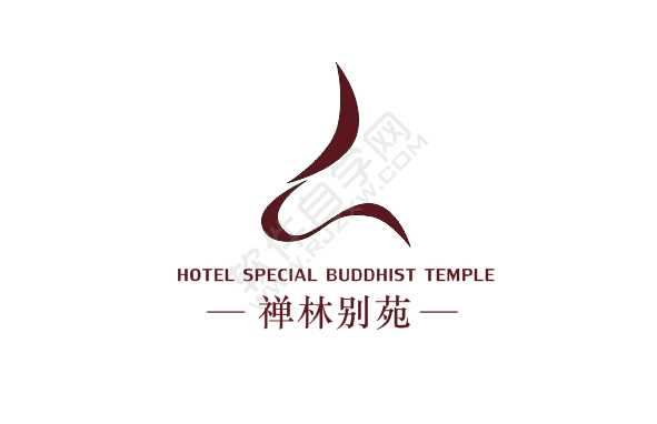 CDR設(shè)計禪林別苑圖標(biāo)的方法
