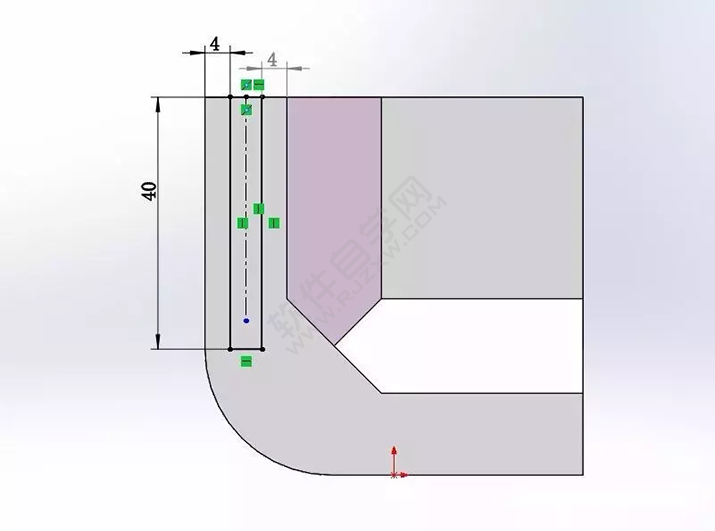 SolidWorks建模3D13-H01拉伸、圓角、倒角、基準軸、鏡像