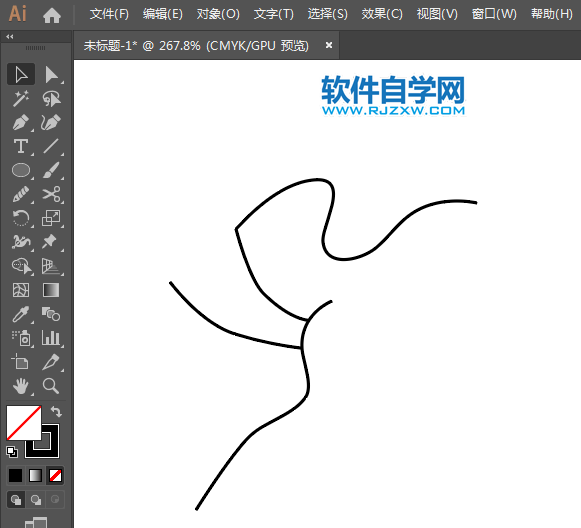 ai怎么繪制藝術(shù)體操圖標(biāo)
