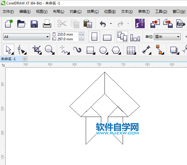 cdr怎么取消簡(jiǎn)單線(xiàn)框