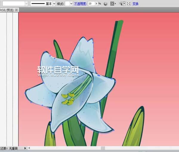 ai怎么畫(huà)百合花效果圖