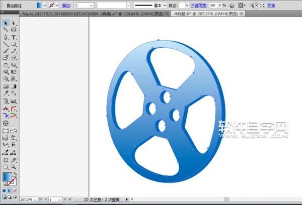 老式放映機(jī)怎么用AI設(shè)計(jì)