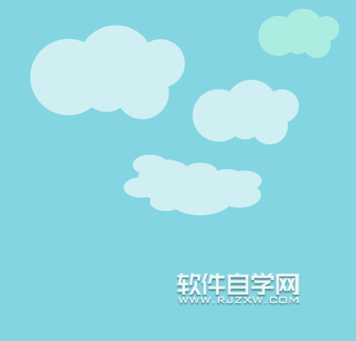 ai怎么畫(huà)藍(lán)天白云素材