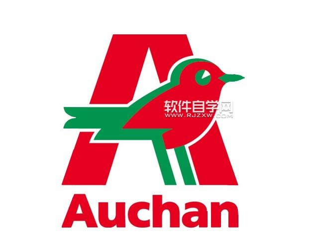 AI怎么設(shè)計(jì)A字母與鳥組合的LOGO