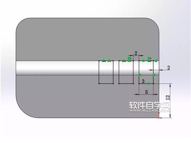 SolidWorks拉伸凸臺切除和圓角建模練習(xí)
