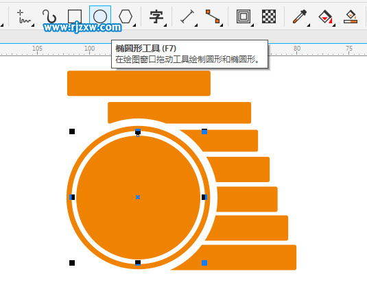 CDRX8制作錢(qián)幣金幣圖標(biāo)的教程