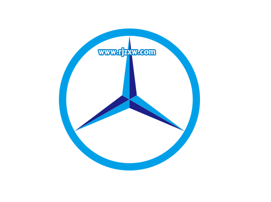 CDRX8設(shè)計奔馳標志LOGO教程