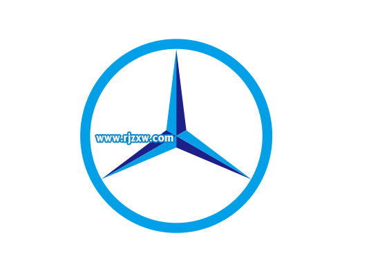 CDRX8設(shè)計奔馳標志LOGO教程