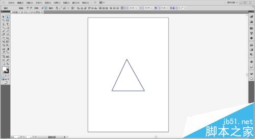 怎么教你用IllustratorCS5的連接和平均命令畫(huà)等腰三角形