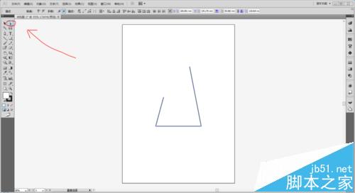 怎么教你用IllustratorCS5的連接和平均命令畫(huà)等腰三角形