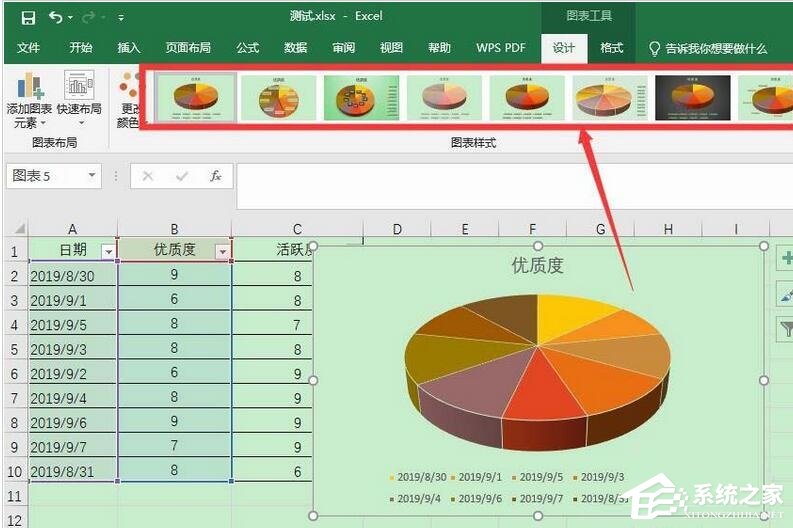 WPS怎么將Excel表格數(shù)據(jù)轉成三維立體餅圖？