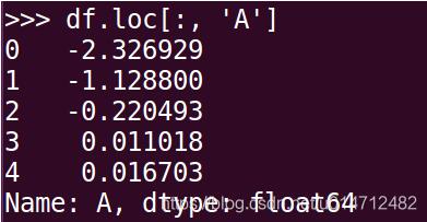 聊聊Python pandas 中l(wèi)oc函數(shù)的使用,及跟iloc的區(qū)別說明