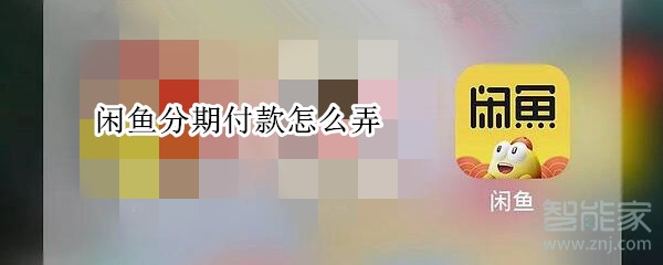 閑魚(yú)分期付款怎么弄