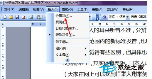 Word分頁符怎么用?Word插入分頁符的方法
