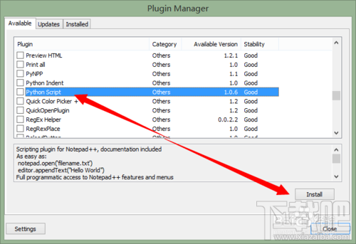 Notepad++如何安裝Python插件？Notepad++插件怎么裝？